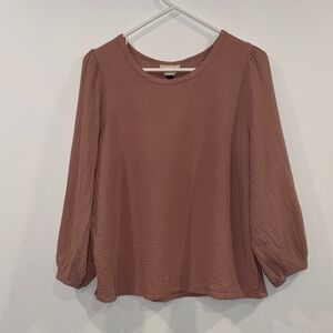 Women's 100% Cotton Dusty Pink Blouse